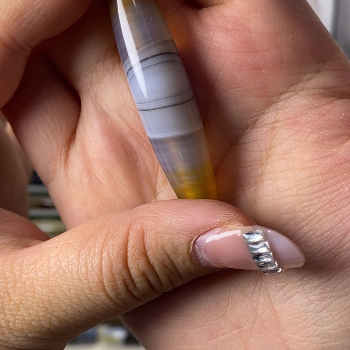 玛瑙/玉髓合金颈饰