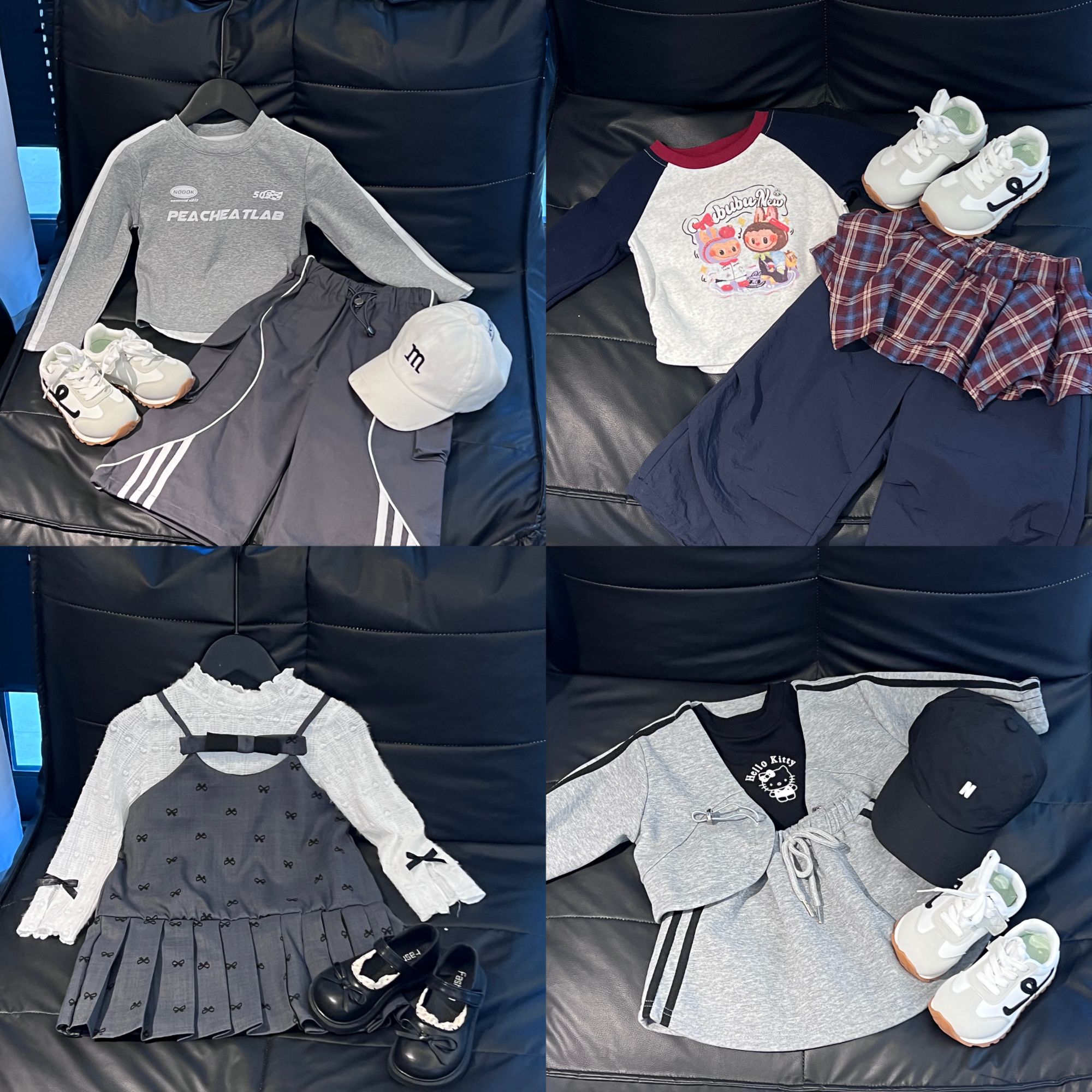 （801-845）2025秋冬新款套装女童洋气卡通合集时尚百搭套装洋气