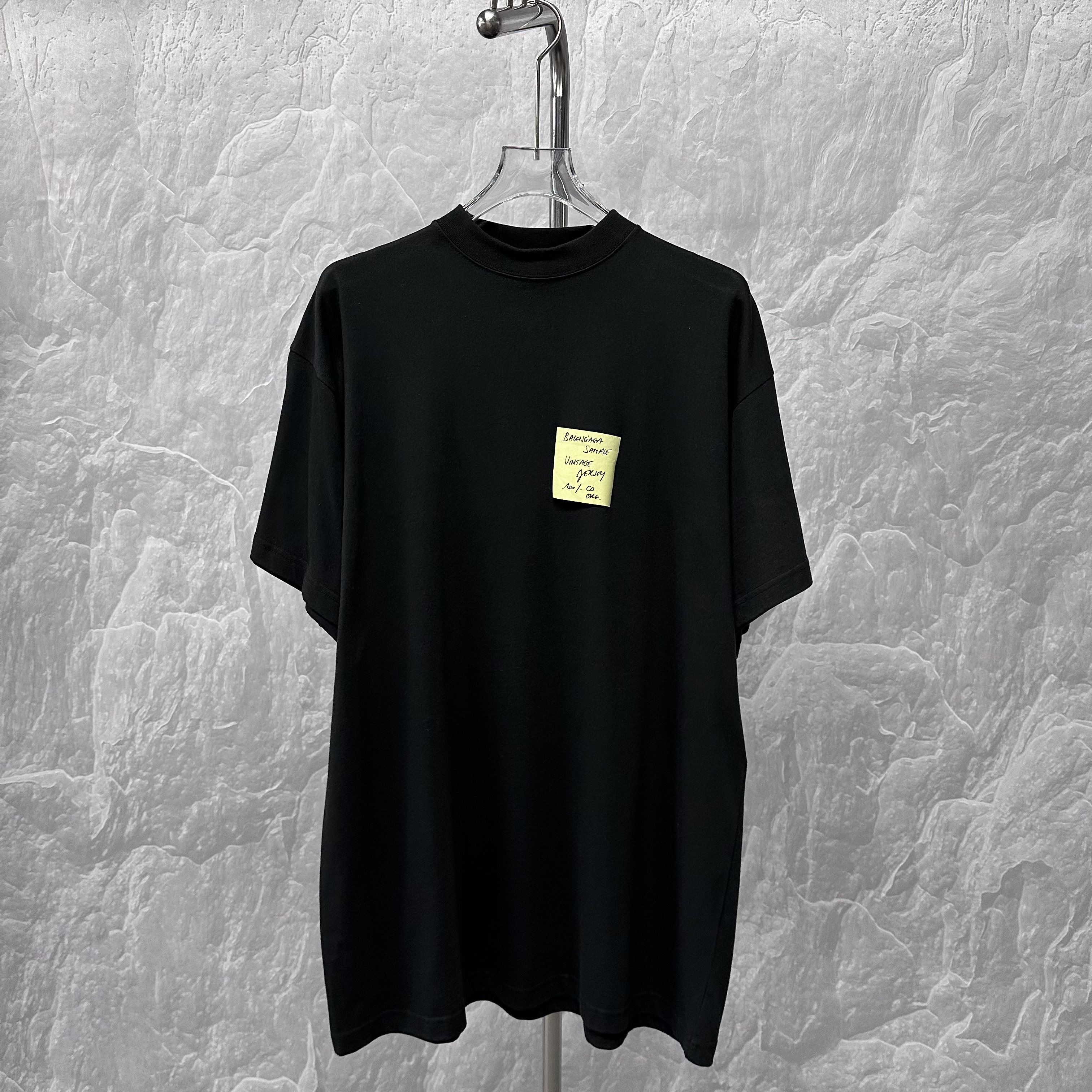 未使用 Balenciaga/巴黎世家 字母便利贴logo短袖 2码 D12598