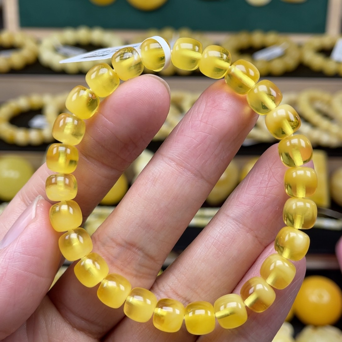 琥珀裸石未镶嵌琥珀蜜蜡