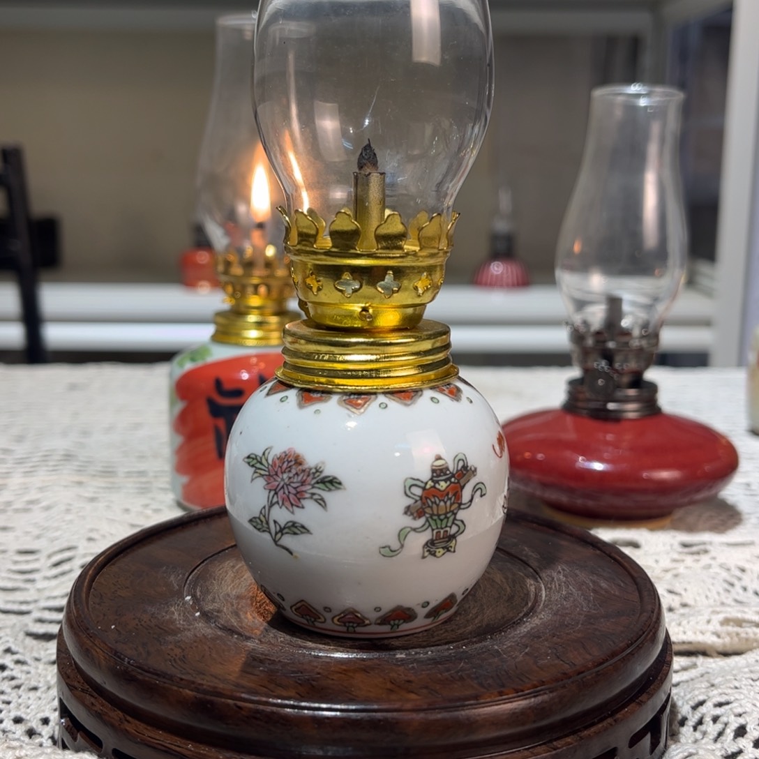 摆件景德镇陶瓷香薰灯