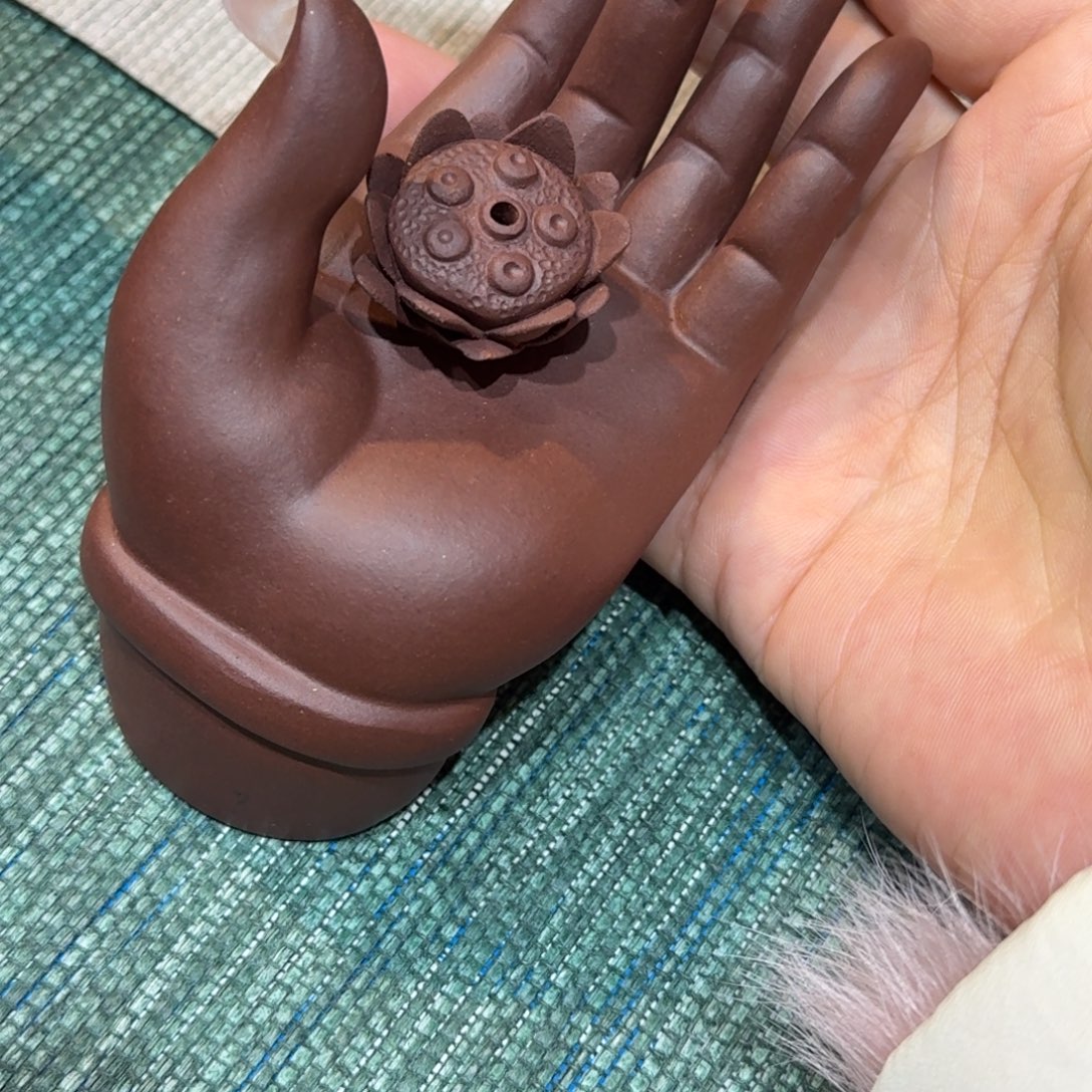 路***尔紫砂茶宠紫砂佛手