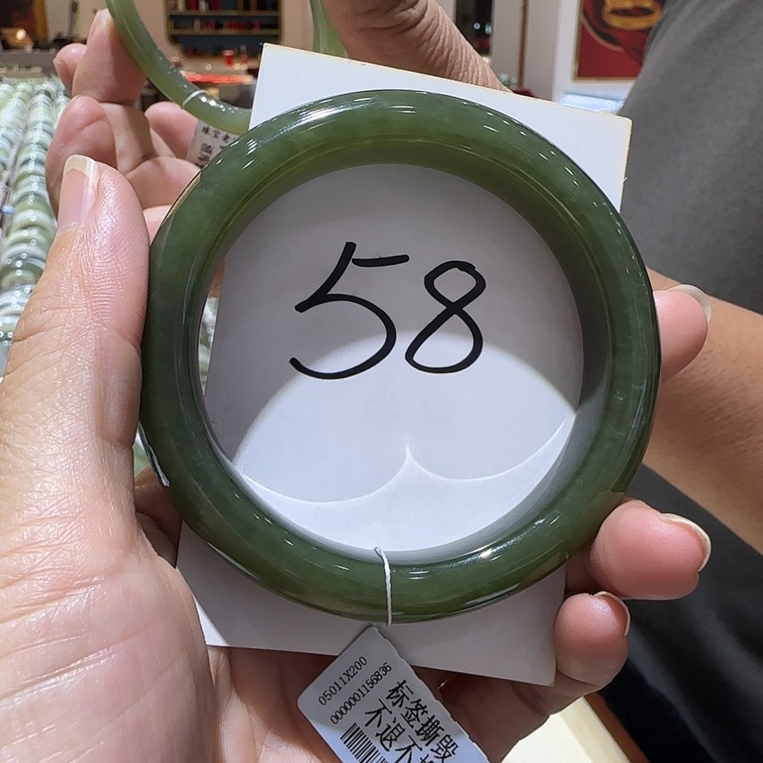 和田玉未镶嵌手镯762