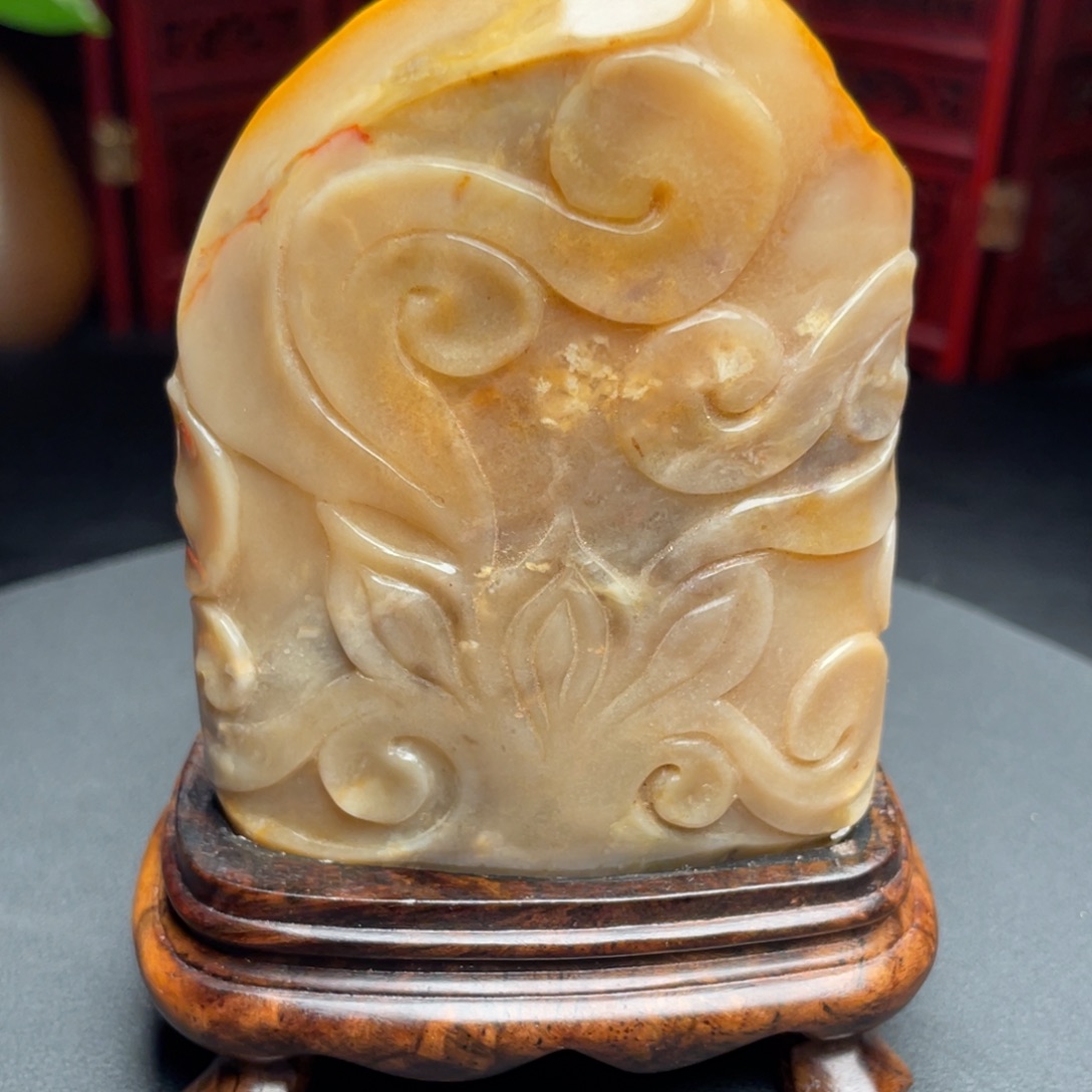 用***0田黄石田黄石手把件摆件