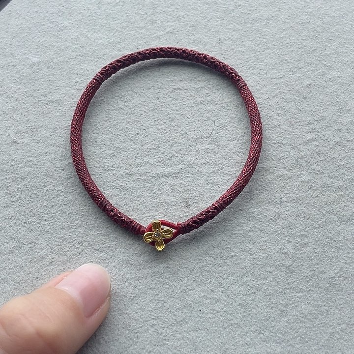 非金属布艺回纹轮回手绳15.5手围