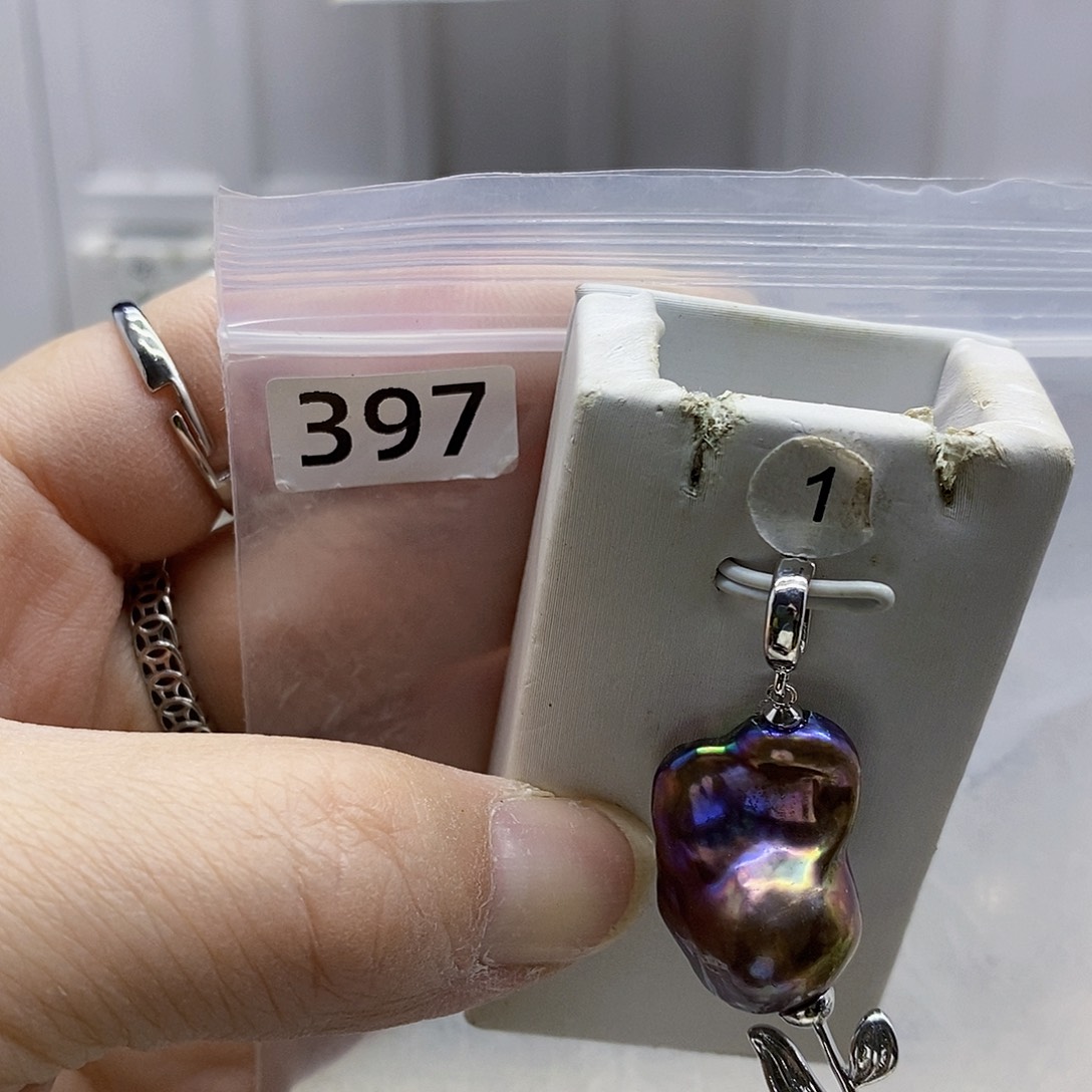 颈饰合金淡水珍珠