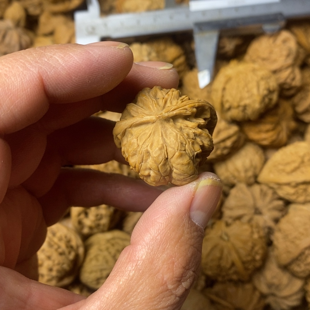 日***山文玩核桃吊坠文玩