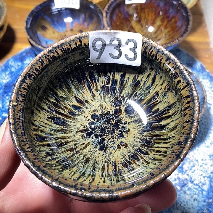 茶盏龙窑柴烧柴烧落灰