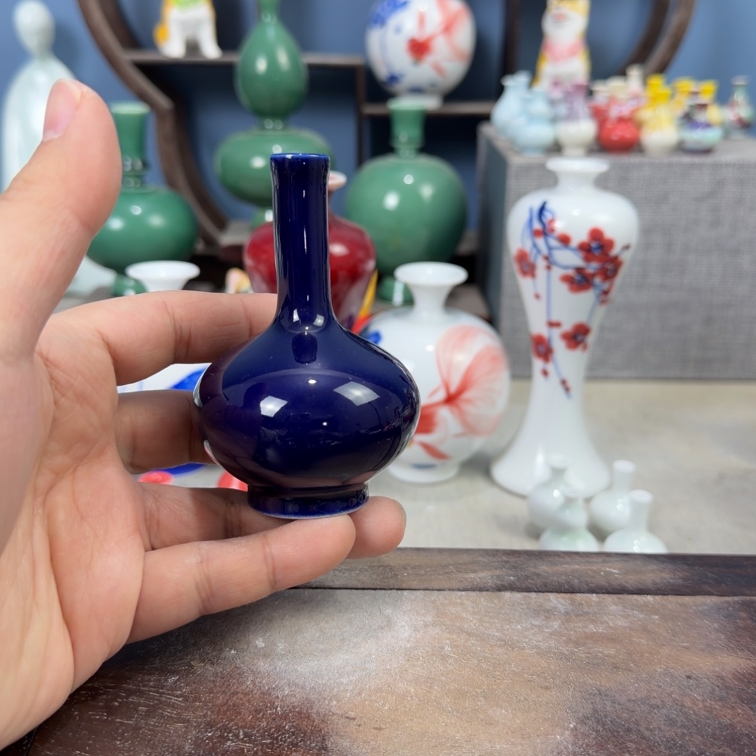 陶瓷手工小花器摆件