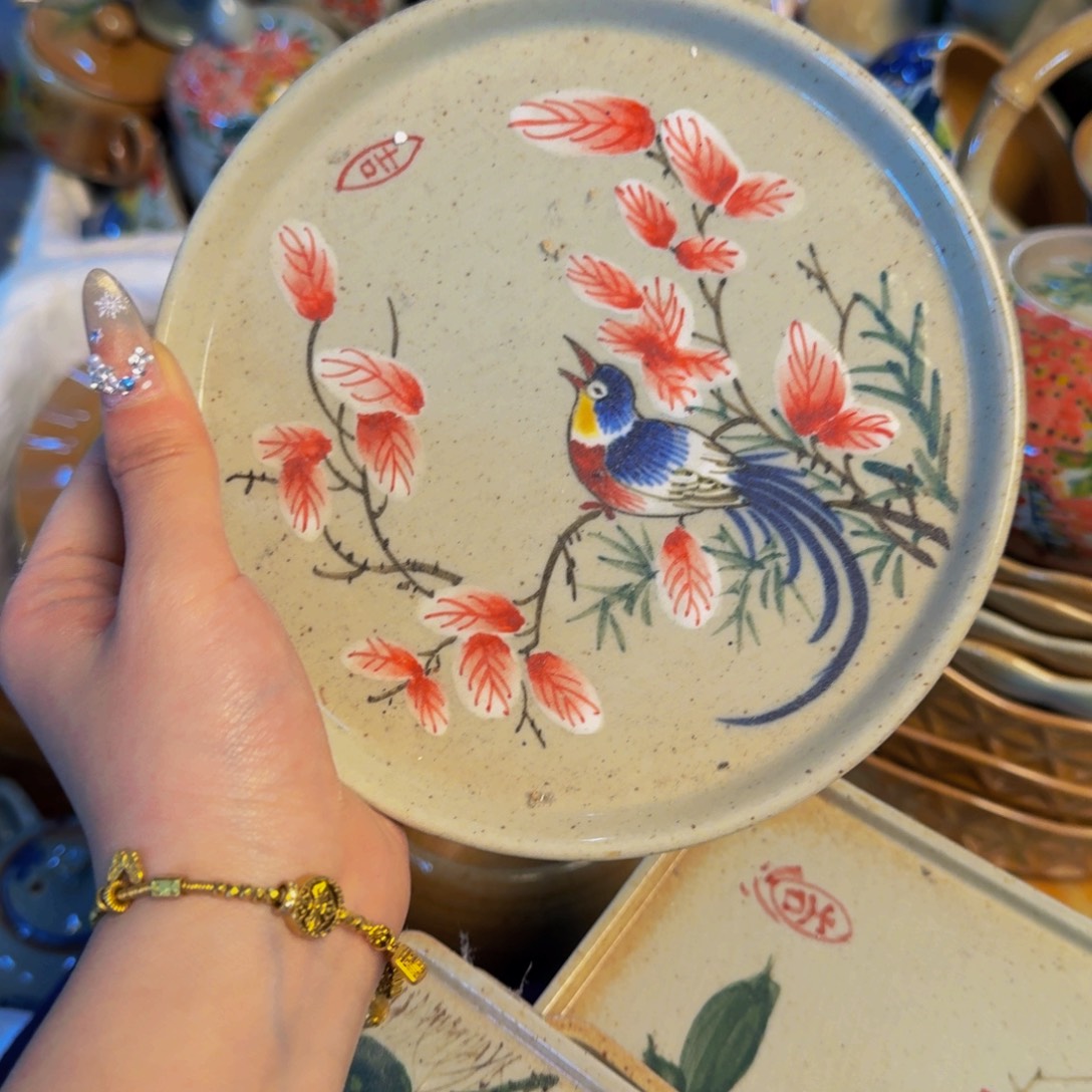 瓷片景德镇陶瓷手工手绘