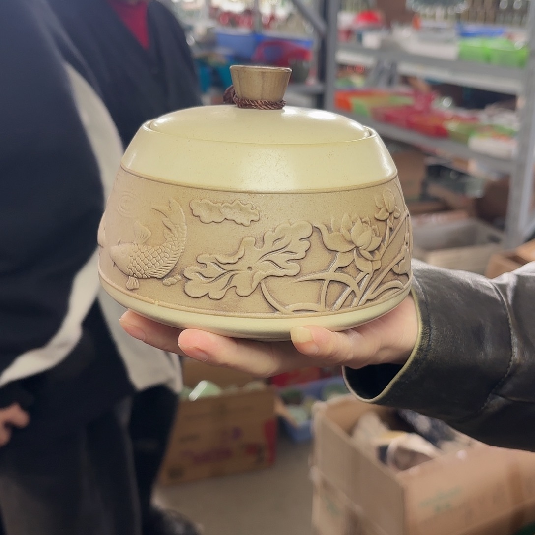 龙泉云间青瓷小米茶器