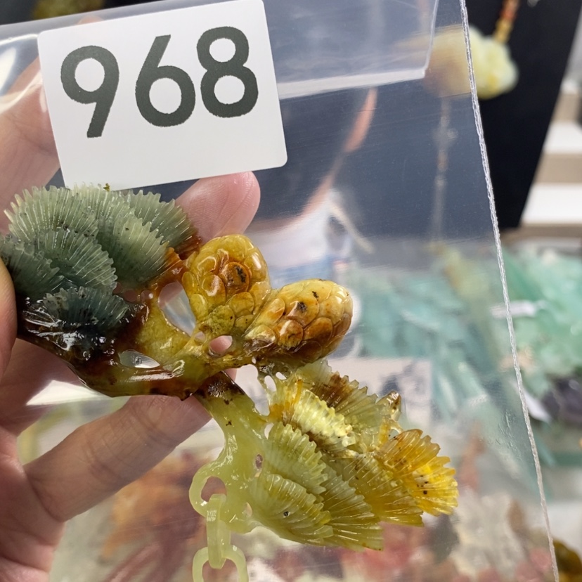 【闪购商品】岫玉发饰未镶嵌古**香