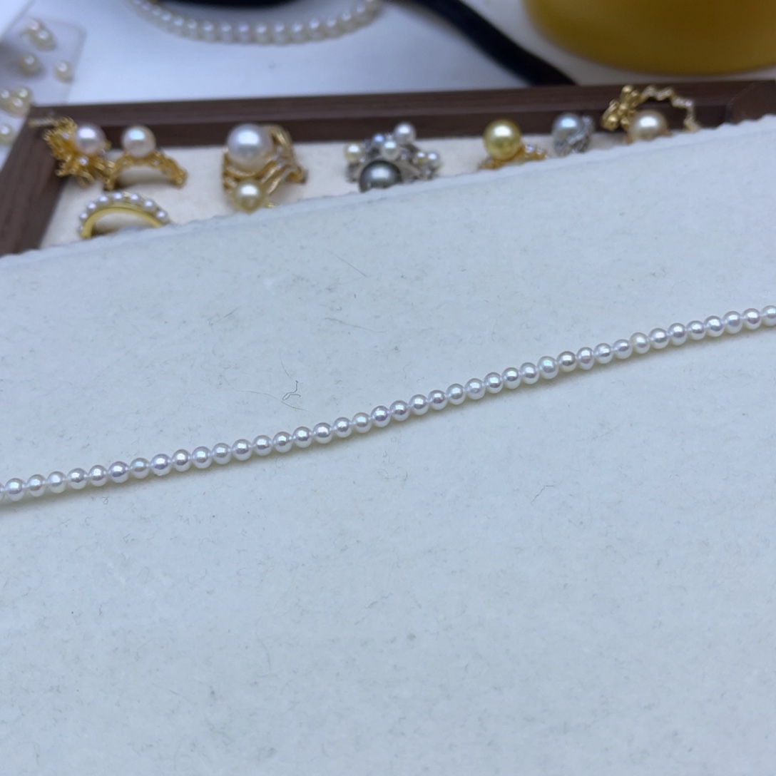 颈饰银S925镶嵌淡水珍珠