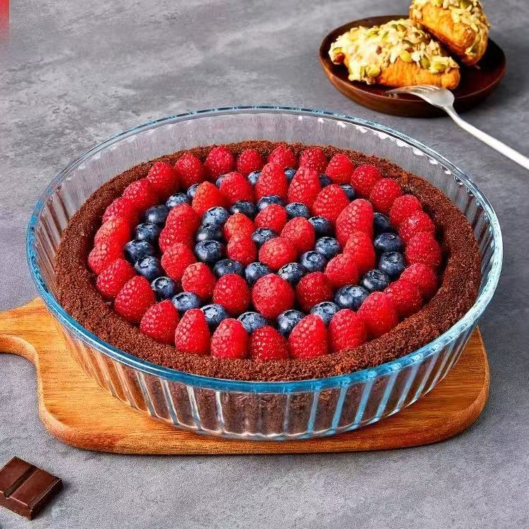 透色家用西瓜盘披萨盘大烤盘27*5cm单只