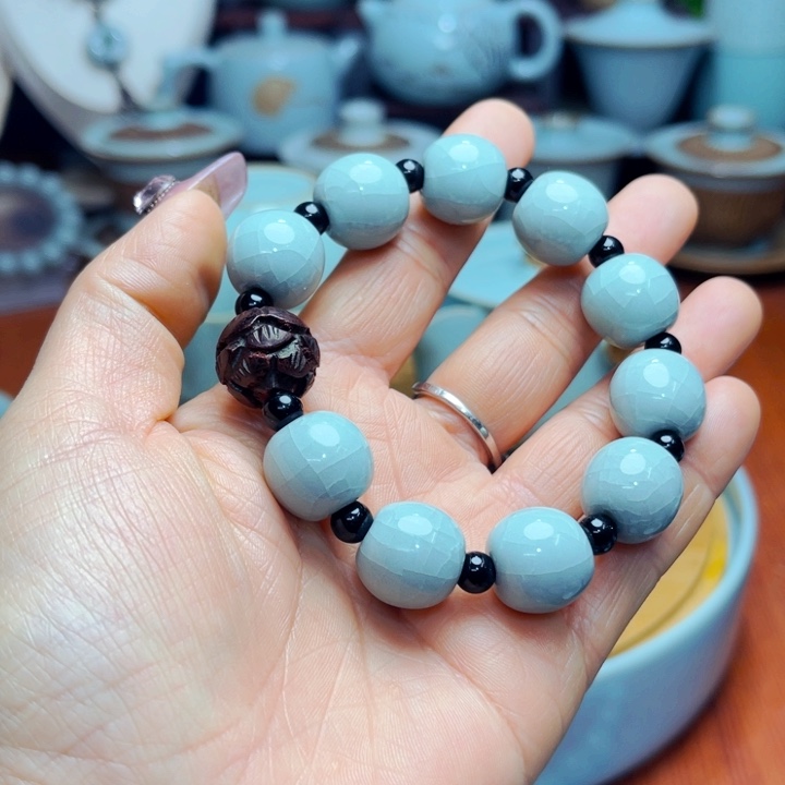 【闪购商品】汝州单壶单杯天青，盖碗