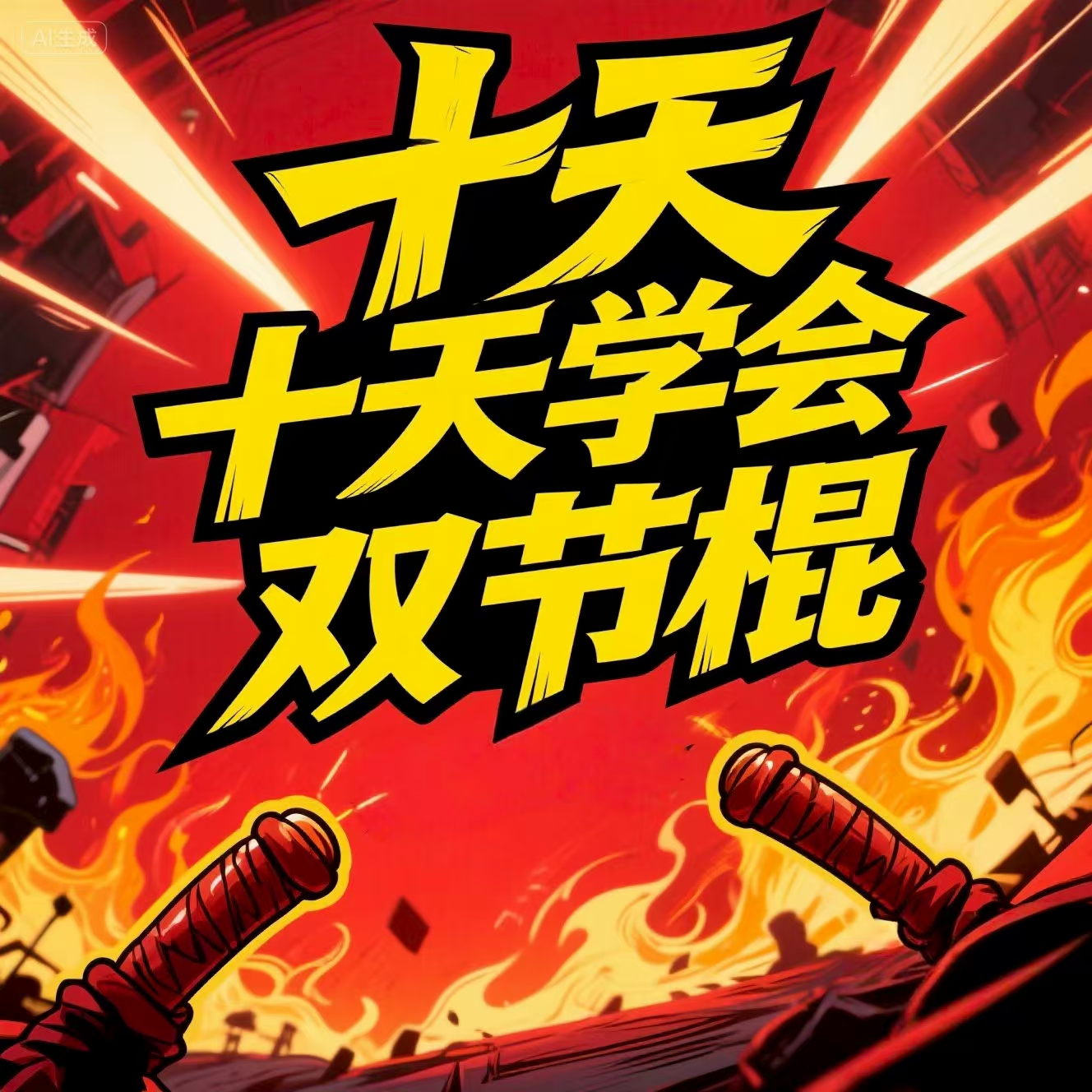 十天零基础入门双节棍读书卡