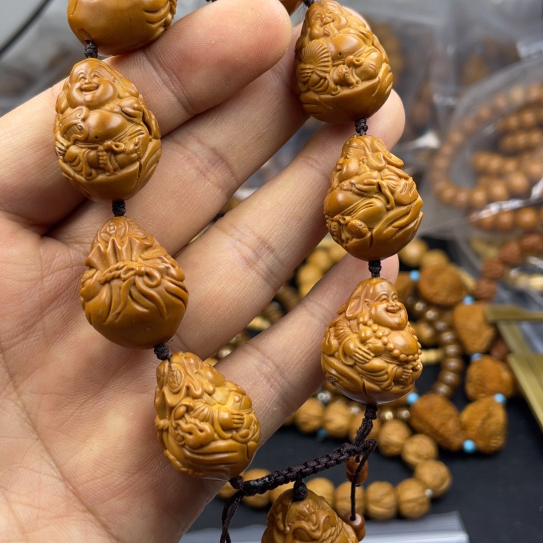 猴头核桃吊坠随*别有韵