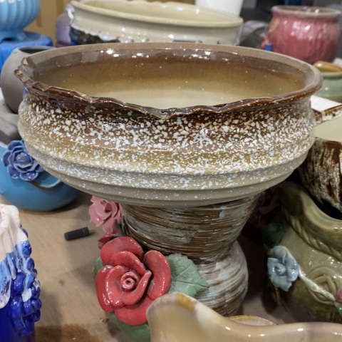 陶瓷雪花釉拼盘12233