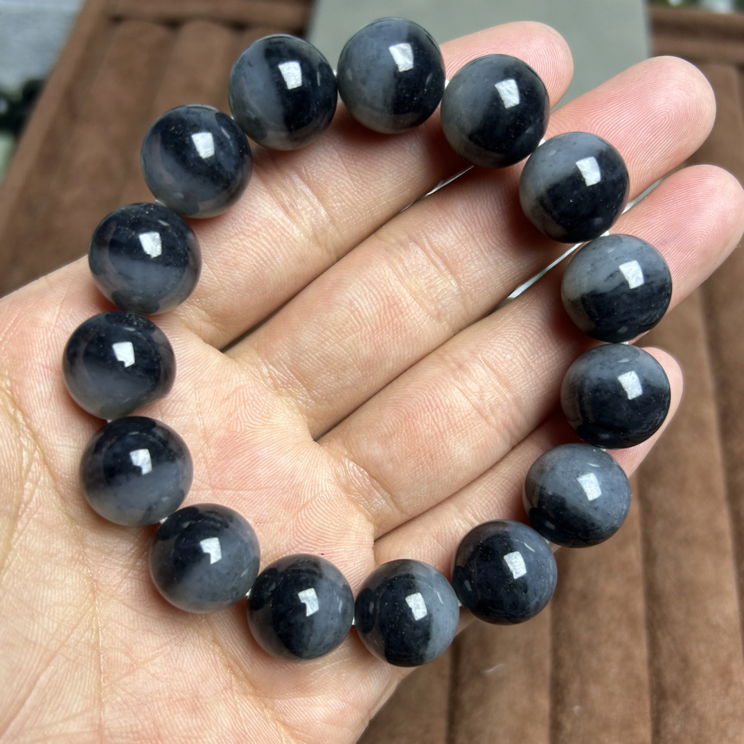 和田玉新疆籽料青花1.4聚宝盆