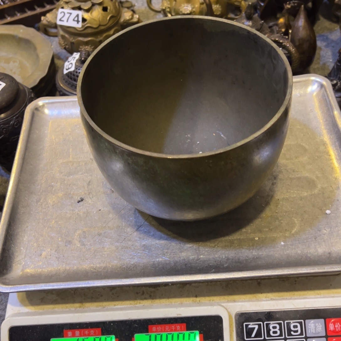 用***3黄铜摆件，文房摆件