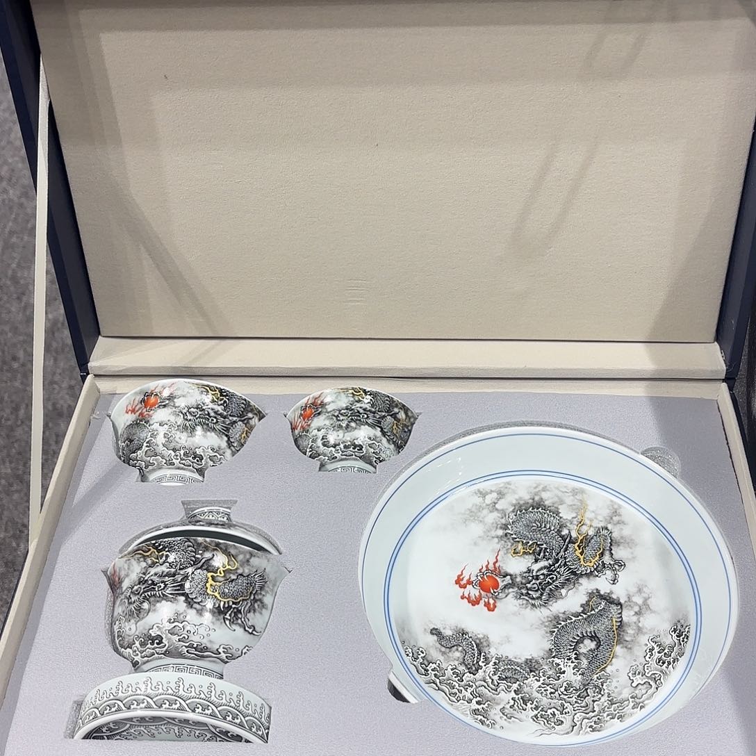 盖碗景德镇高温茶具