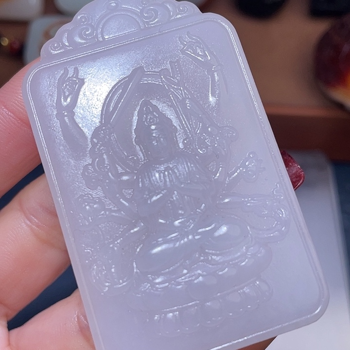 和田玉未镶嵌颈饰X7 