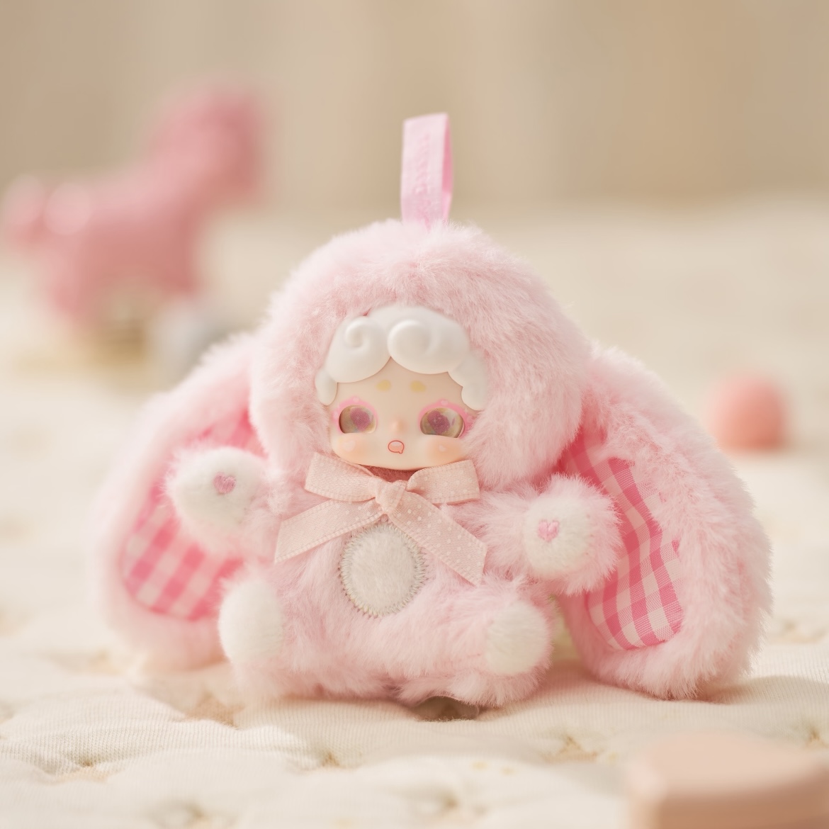 正版代拆LuckyDeerNai晚安小兔mini甜心宝贝毛绒盲盒摆件公仔礼物