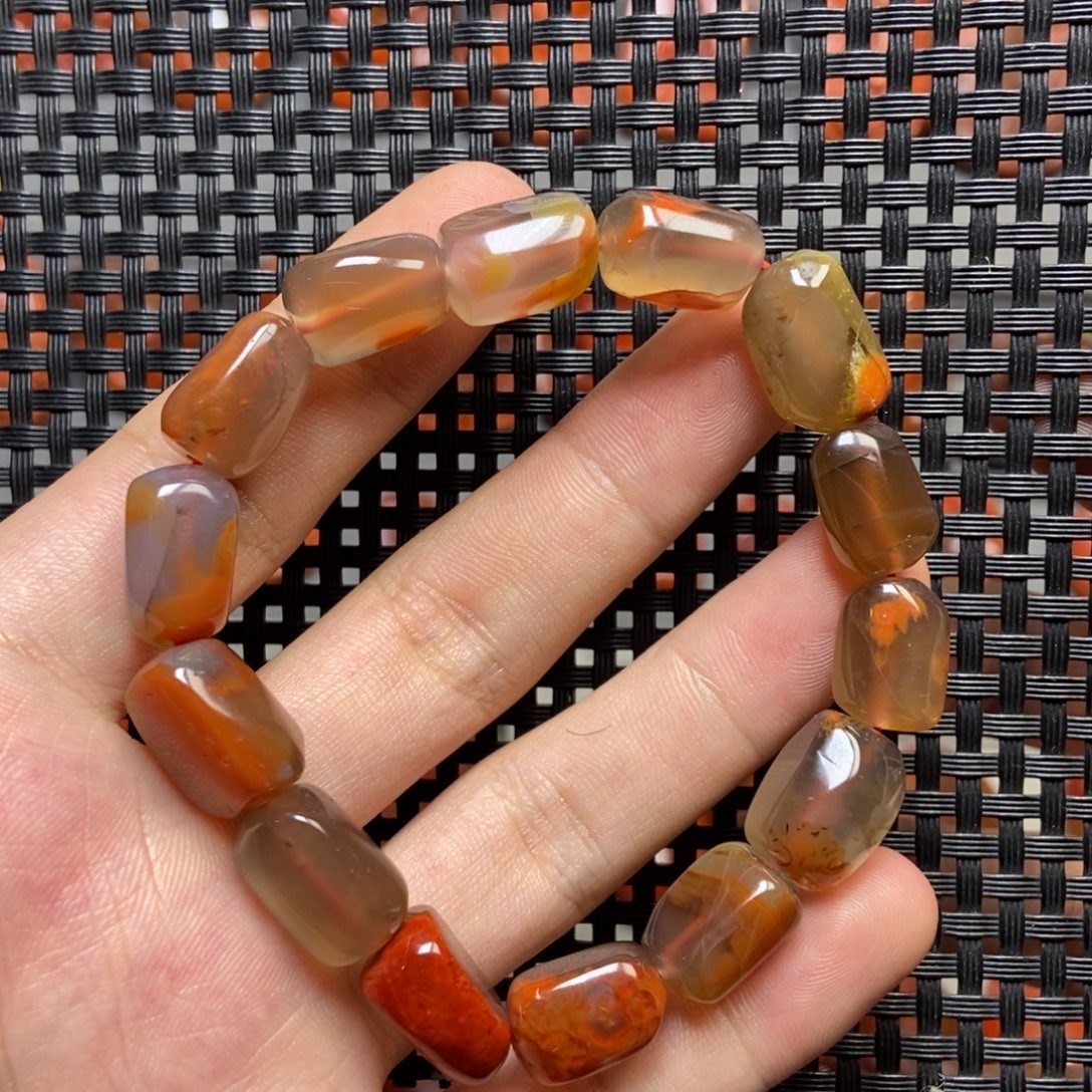 南红玛瑙未镶嵌手串