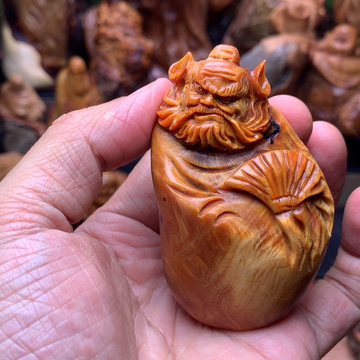 柏木（崖柏）崖柏陈化料手把件