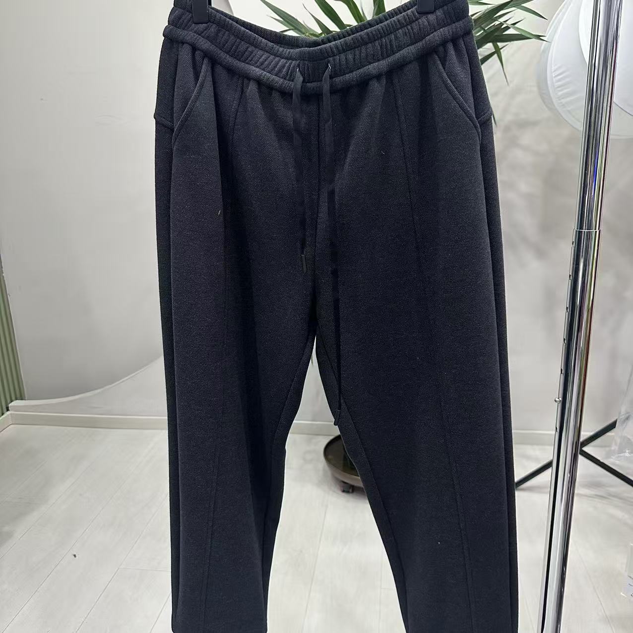 孤品裤子--醋酸羊毛裤直筒大码加厚36351