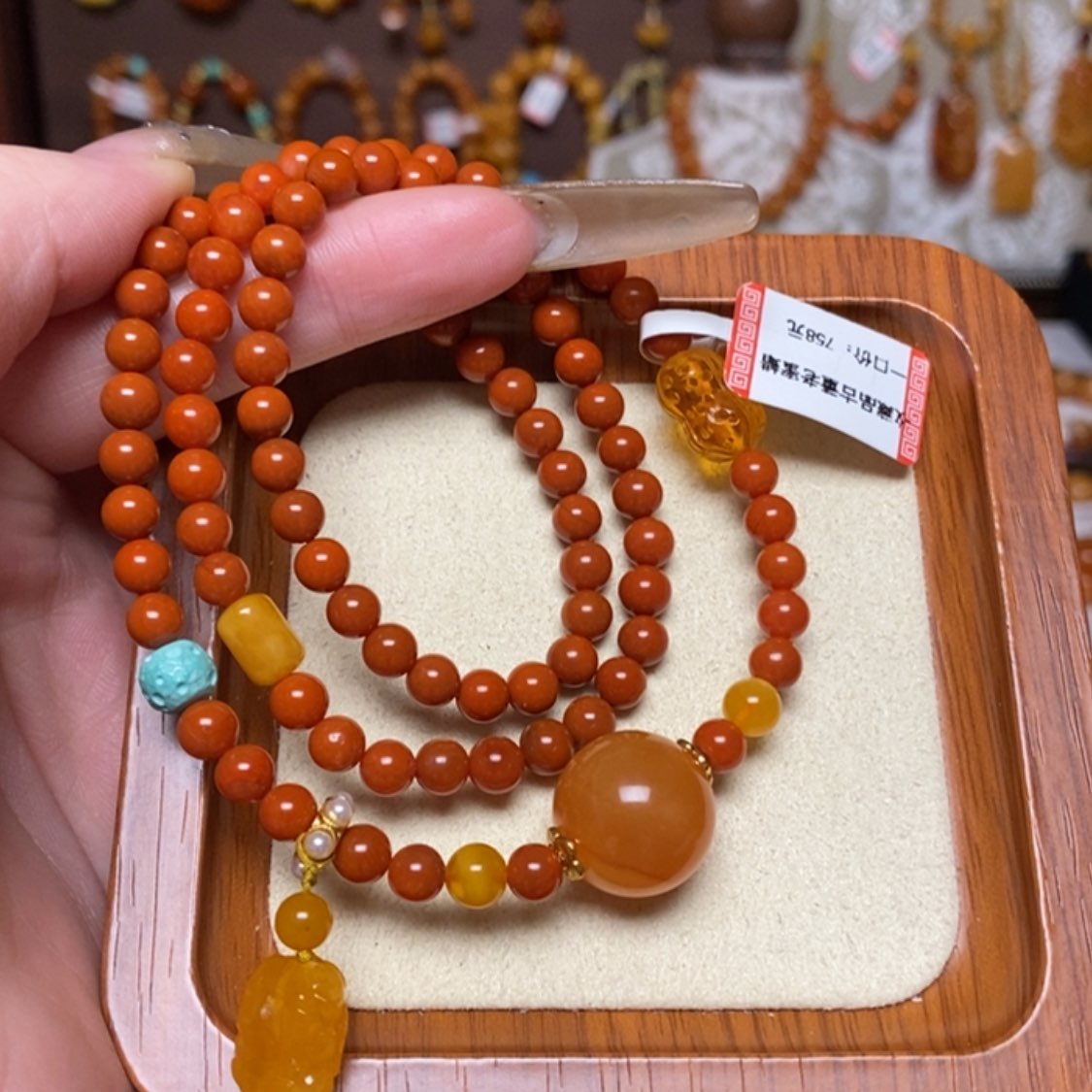 【闪购商品】手链蜜蜡未镶嵌手串