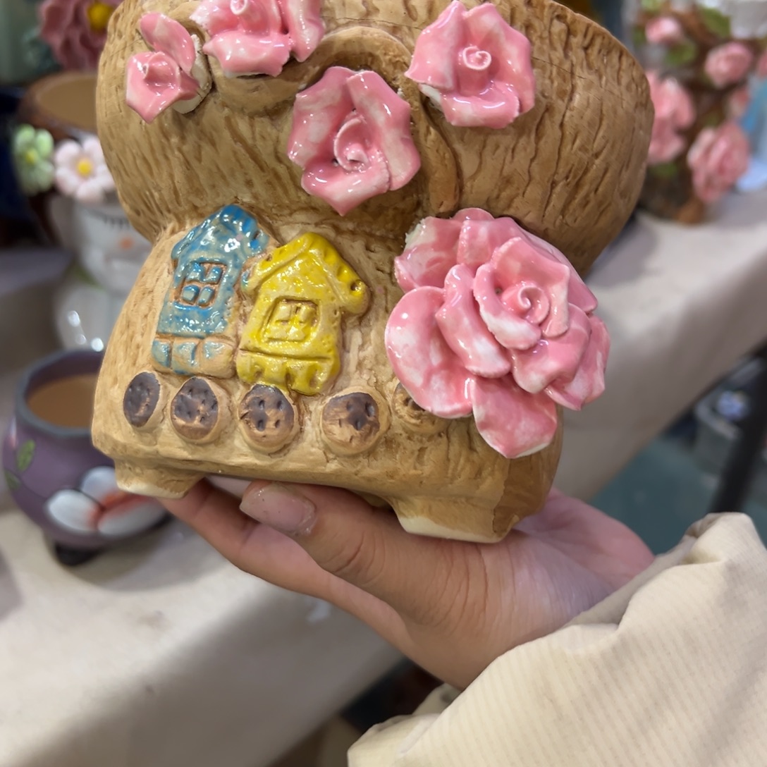 满20米秒退拉黑花盆