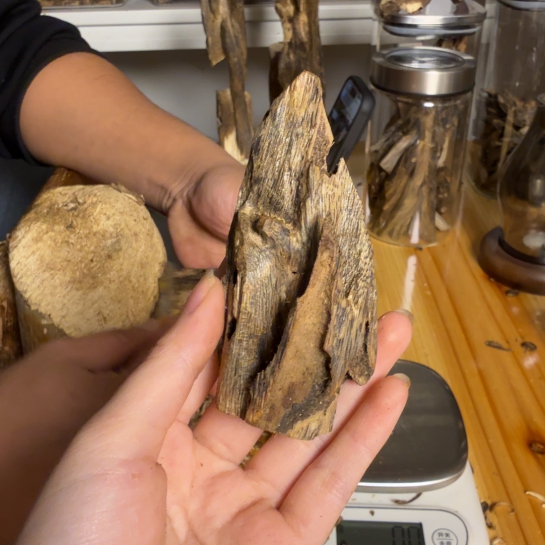 沉香白奇虫漏香16克