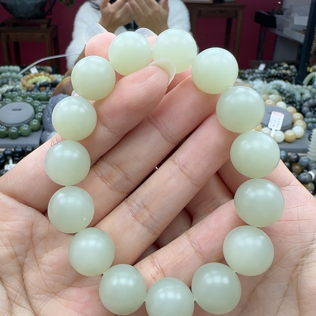 和田玉手链未镶嵌