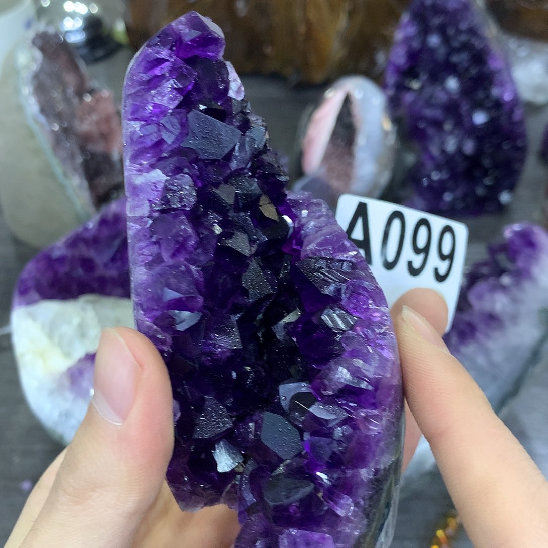 紫晶珠宝半成品未镶嵌099