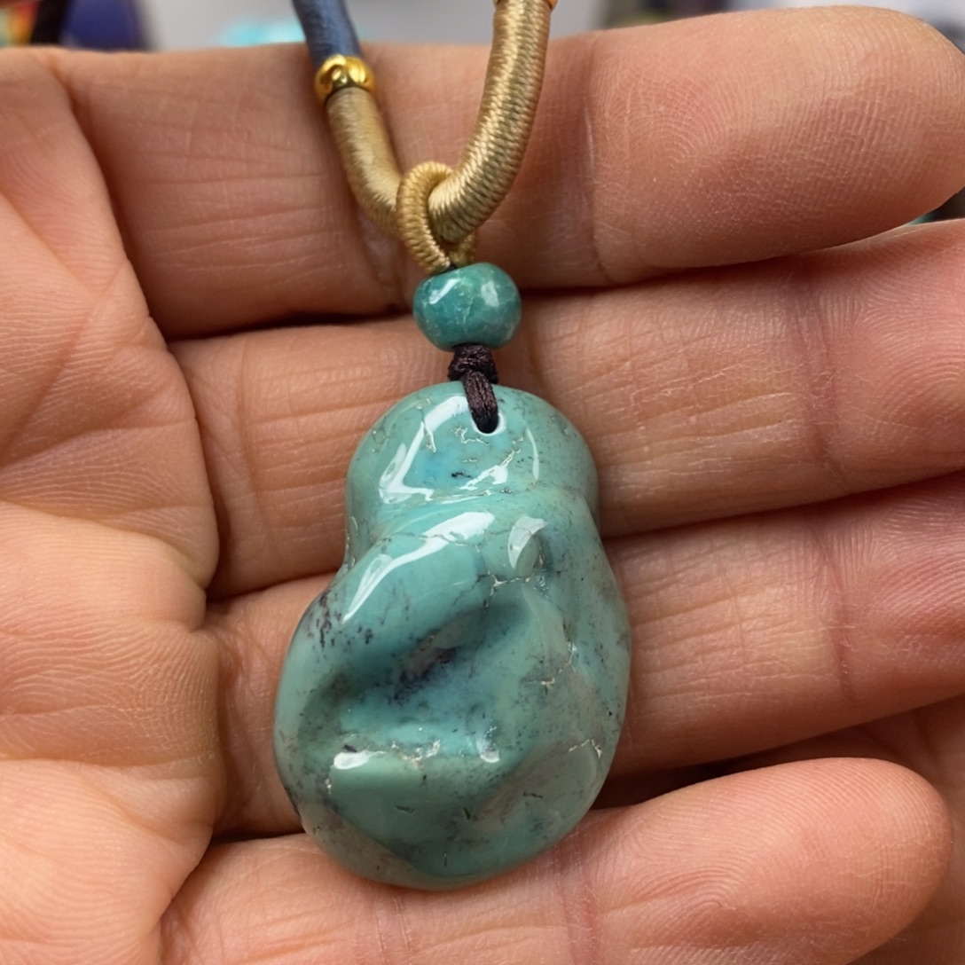 绿松石未镶嵌珠宝半成品