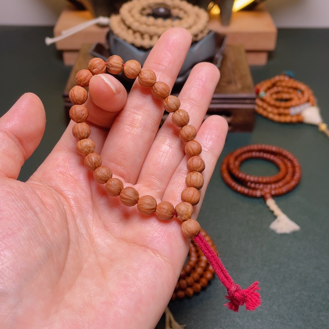 吊坠柏香籽/百香籽莲花单圈