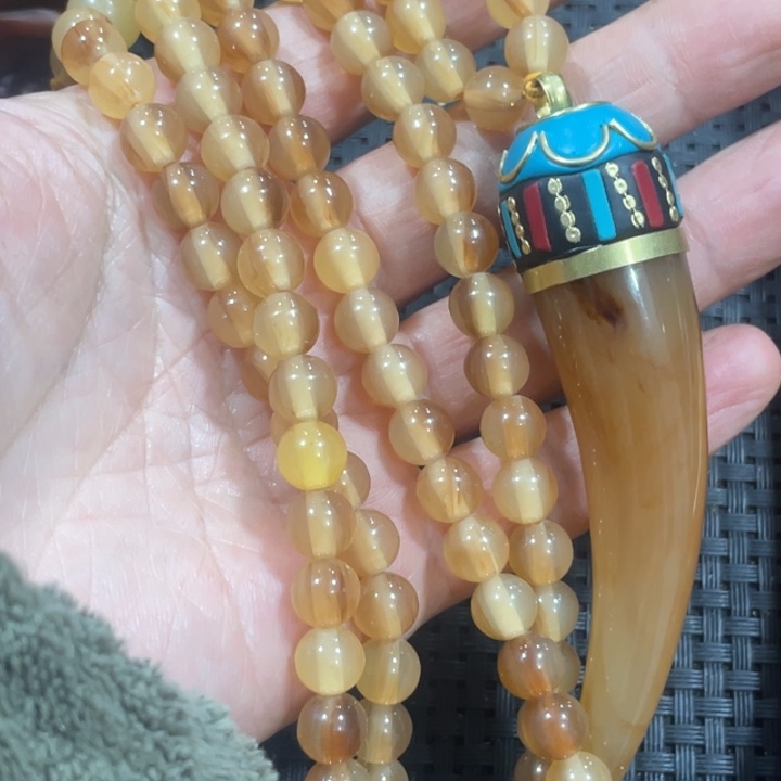 滴血莲花菩提吊坠