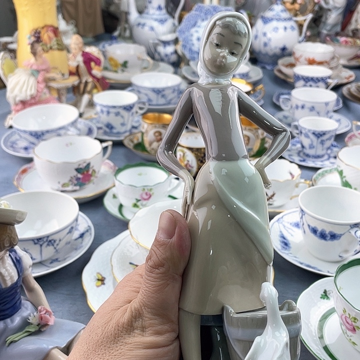 海外瓷器中古欧瓷小房子