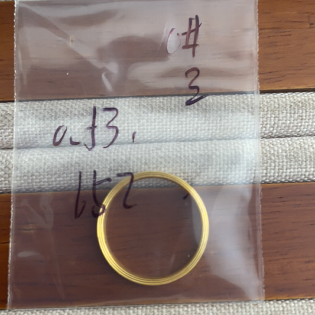 克重0.53 10号 三生三世戒指 足金999