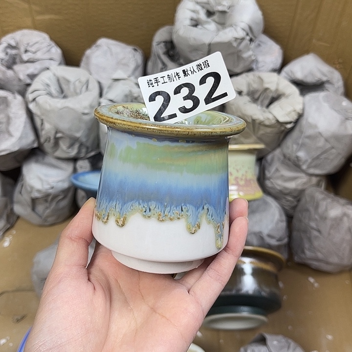 景德镇陶瓷盆 满30包邮 口6