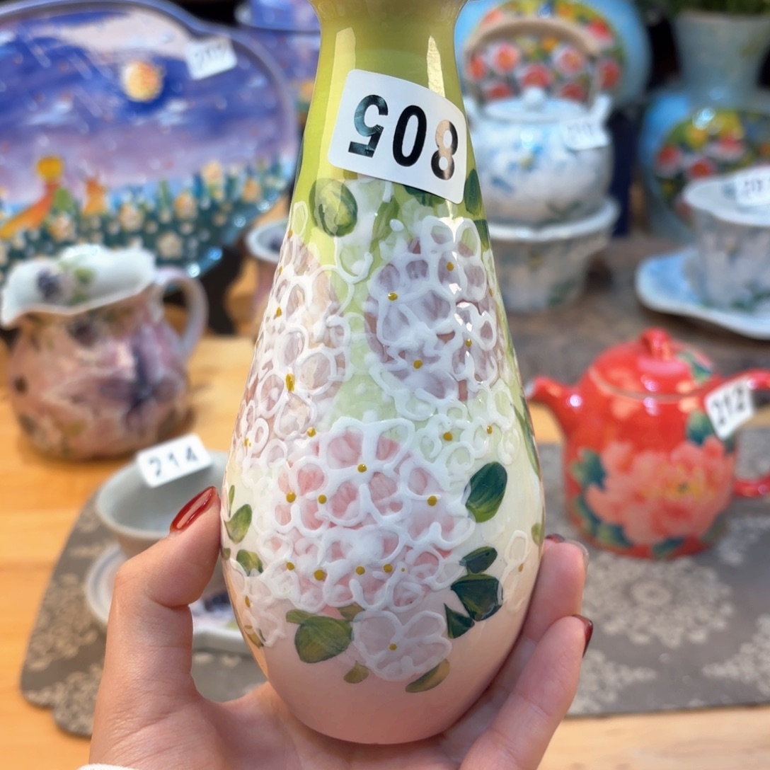 景德镇手绘高温釉下彩陶瓷茶具