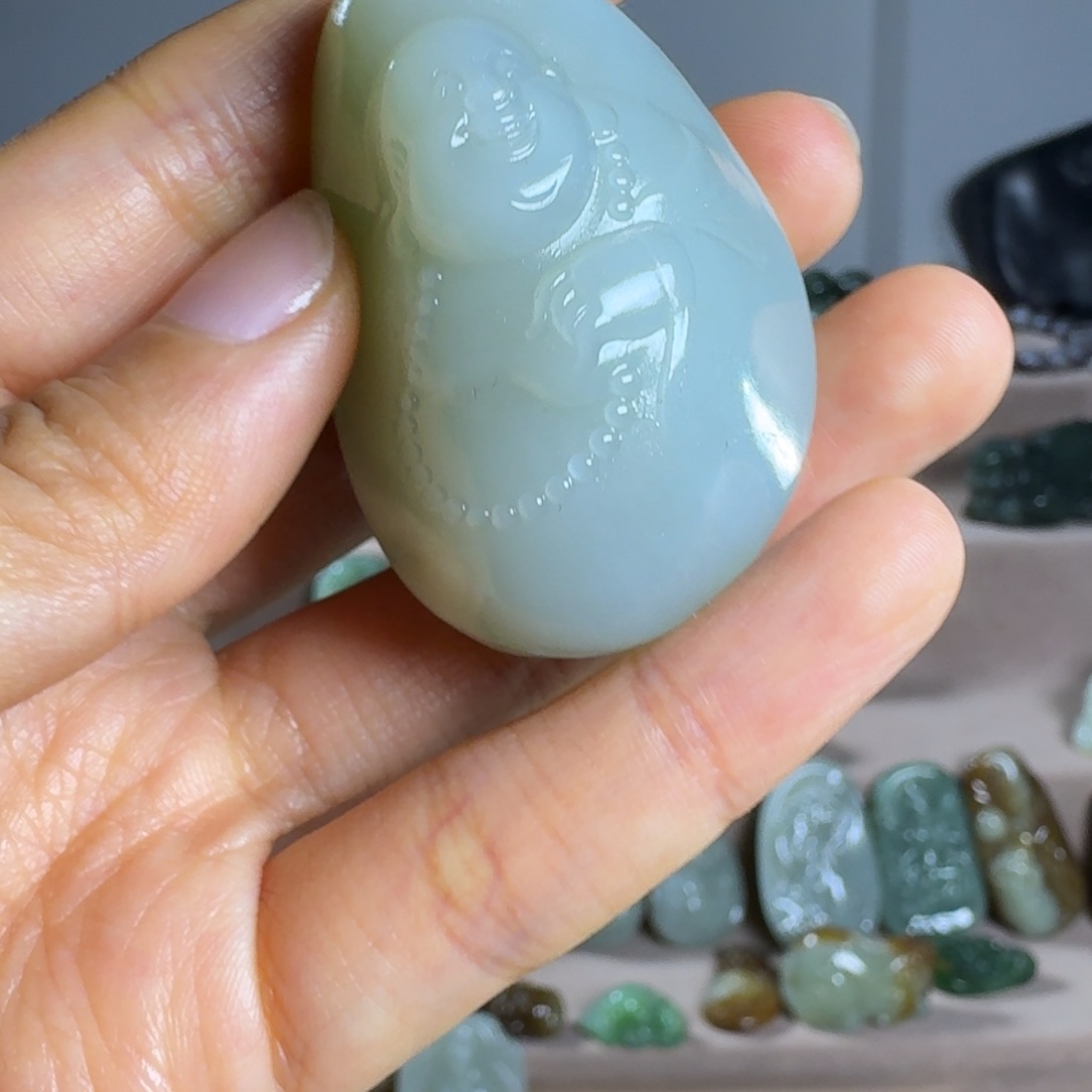 和田玉（糖玉）颈饰未镶嵌