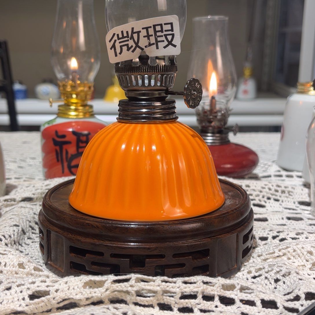 摆件景德镇陶瓷香薰灯