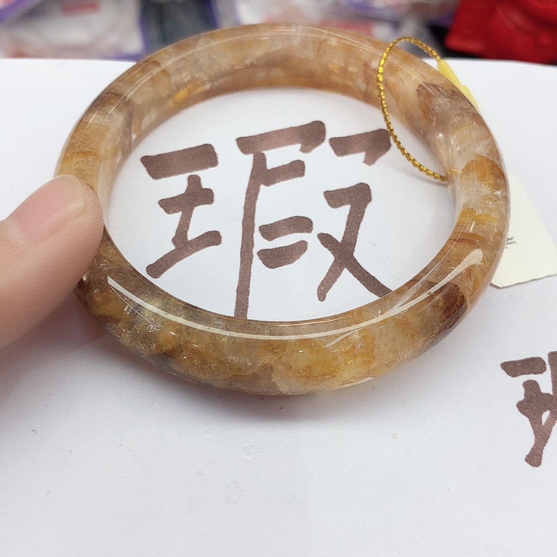水晶手镯未镶嵌155（瑕疵5859