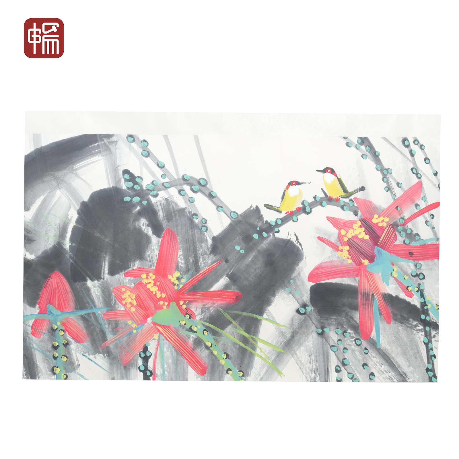 T630 2002年作《三湘烟水》万荷堂主  136*67(8.20) 纸本镜心 YQ