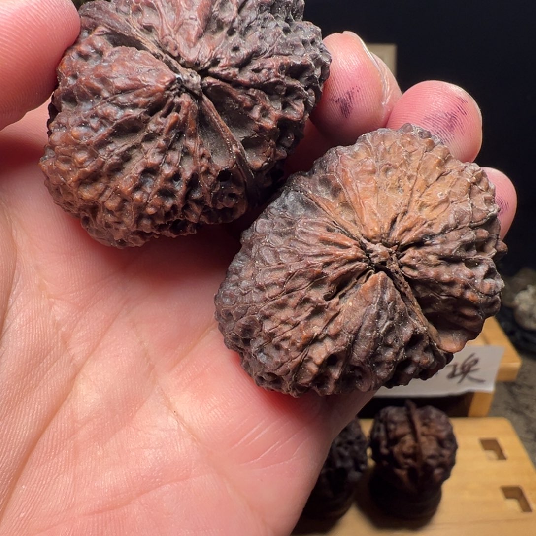 文玩核桃吊坠貔貅金蟾46mm