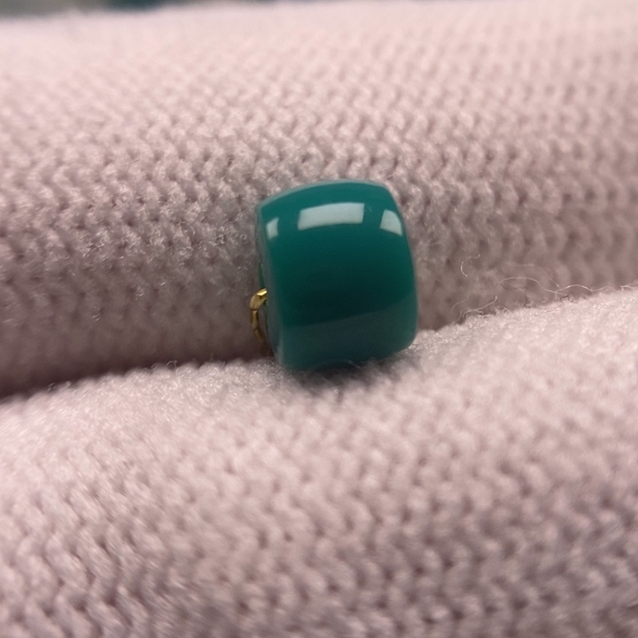 未镶嵌绿松石珠宝奇石直切6.5mm福利款A646