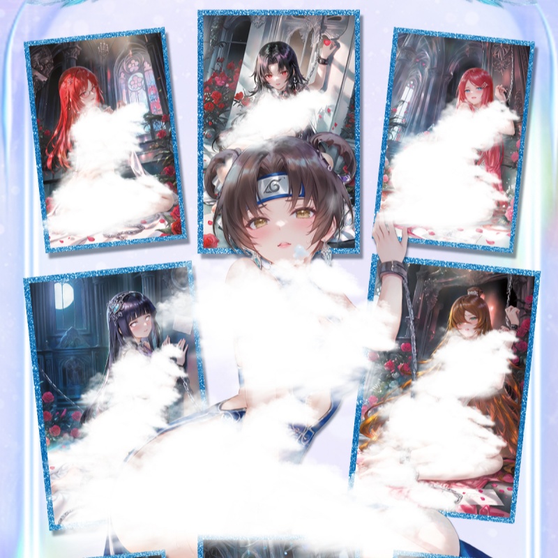 香菜【玩法合集】<绘梦文创>火影忍者拆卡主播典藏色纸