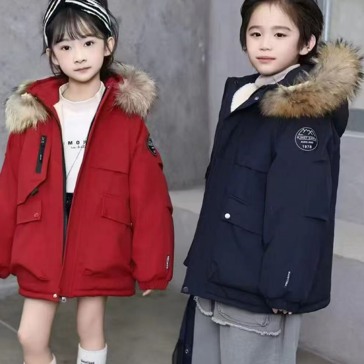 【801—1000儿童时尚潮品秋冬棉服防寒服